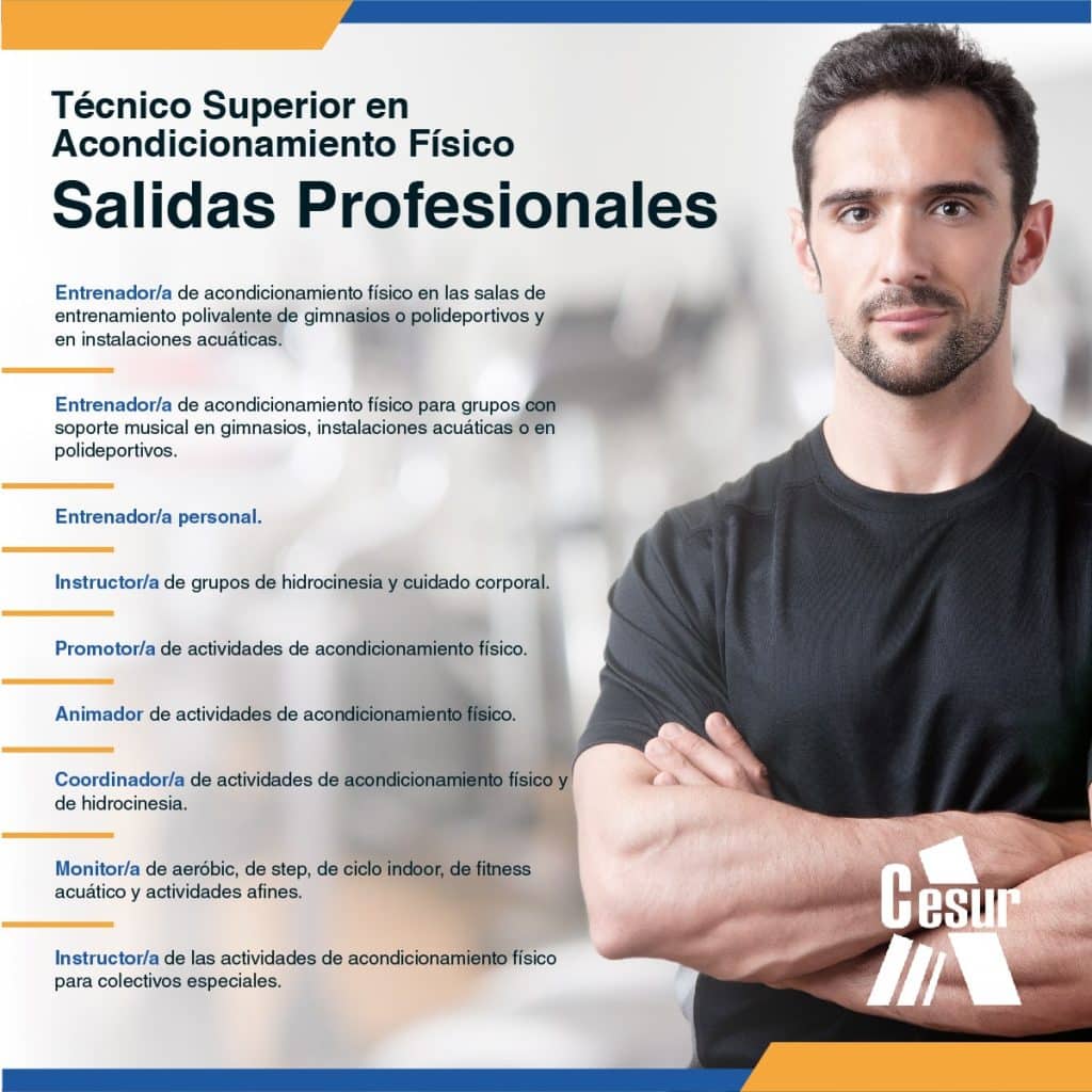 Salidas profesionales del acondicionamiento fisico 