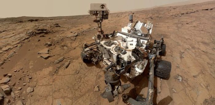 El robot Curiosity encuentra indicios de agua salada en Marte