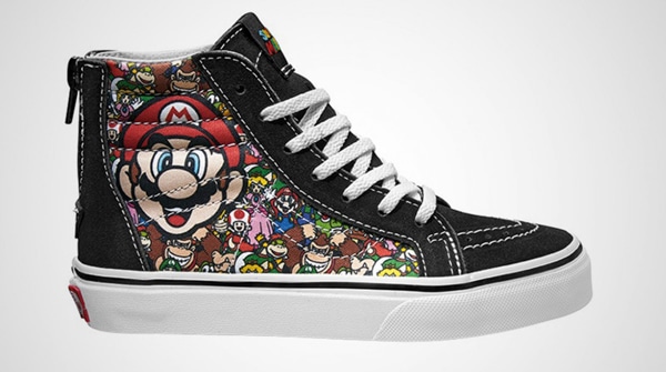 Las zapatillas Vans rinden homenaje a los videojuegos de Nintendo